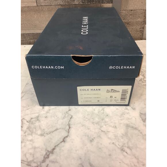 Cole Haan Mens 8M Ivory Tan Grandpro Rally Canvas II Sneaker Shoe Lace Up LB7-10 - Picture 10 of 10